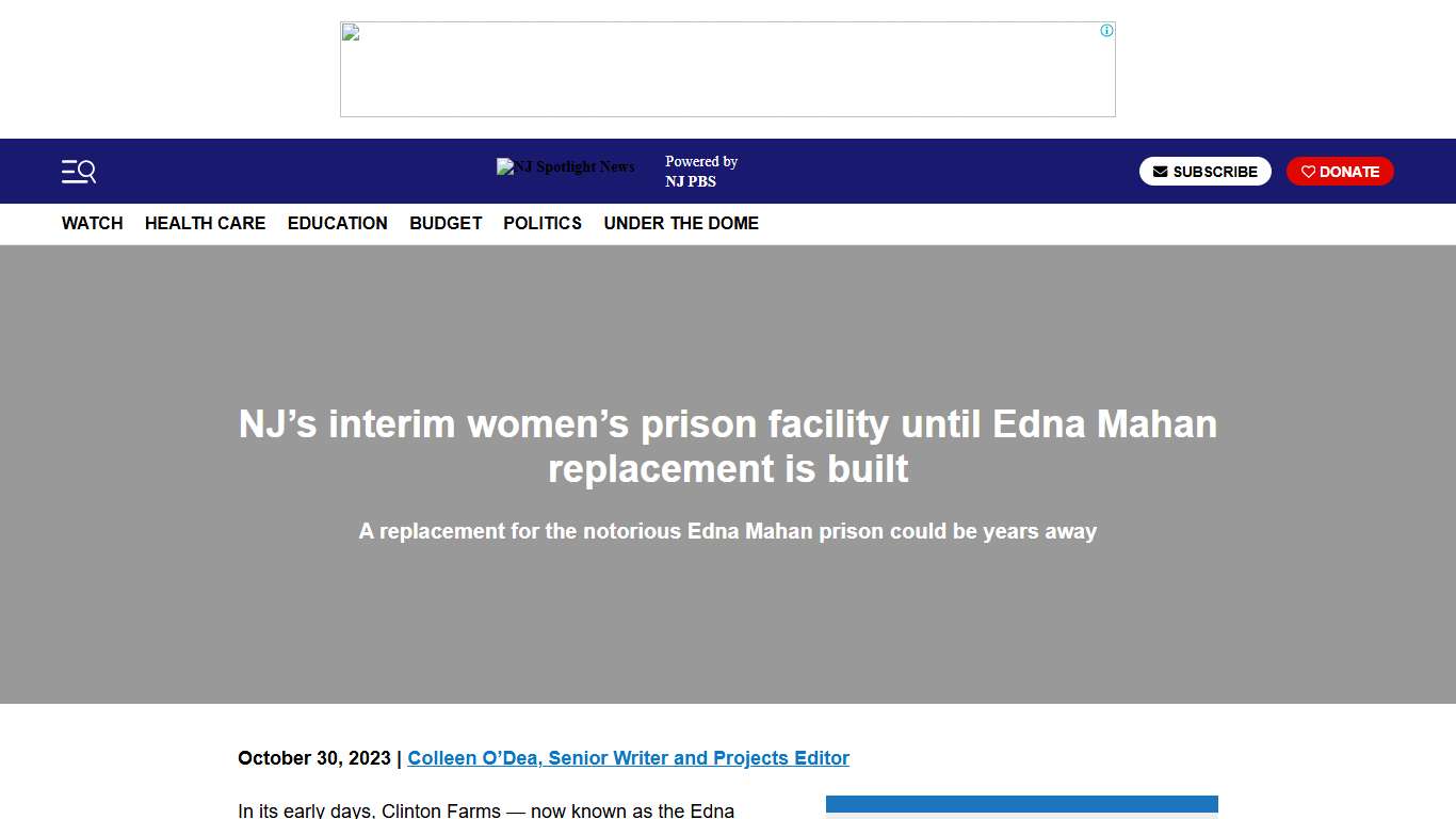 NJ doesn’t have a new women’s prison, just an interim replacement - NJ Spotlight News